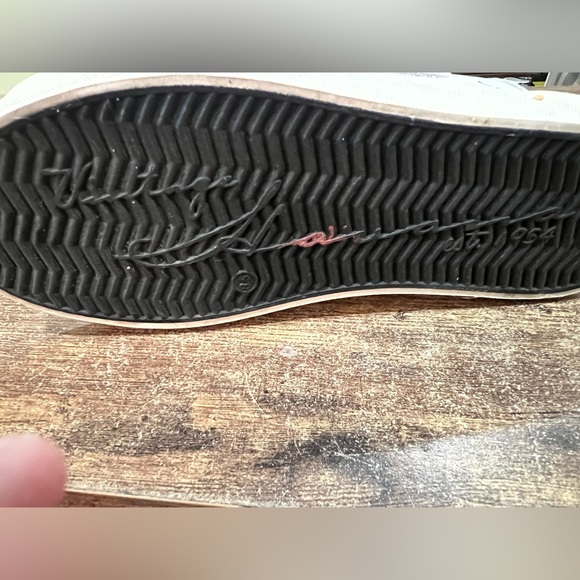 Vintage Havana Georgette yellow and white glitter sneakers, size 8.5 - Picture 10 of 10